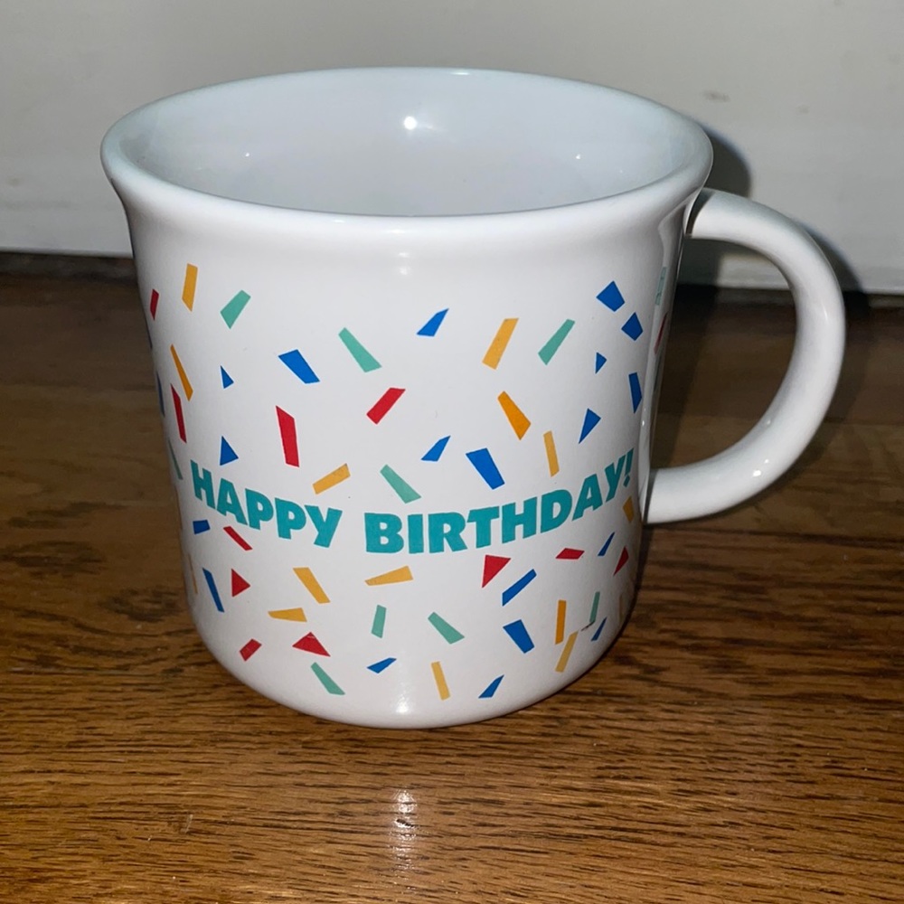 “Happy Birthday” Mug, Excellent Condition! 14 Ounces Capacity